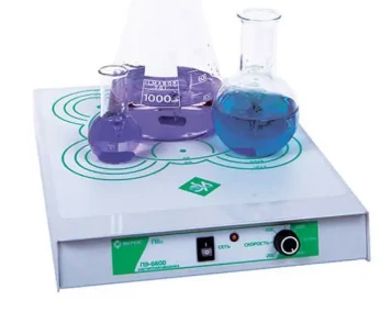 Магнитная мешалка ПЭ-6600 (0135) многоместная