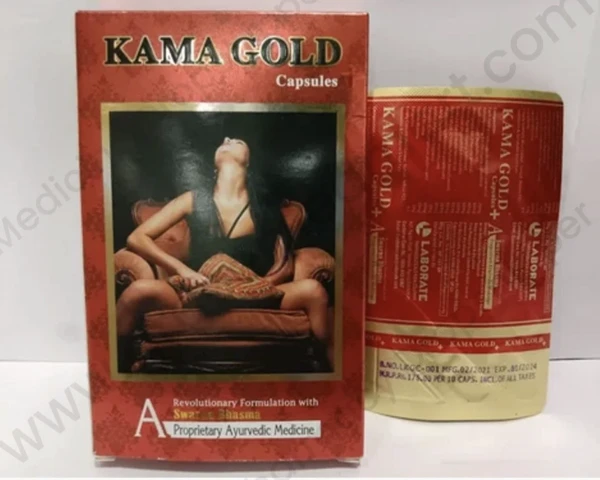 Kama Gold - ayollar uchun hayajonli dori (tabiiy)