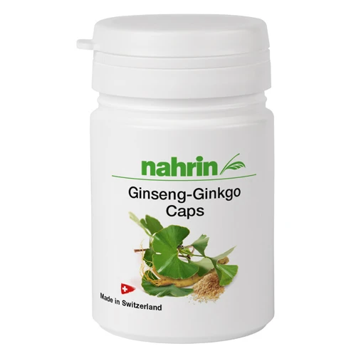 kapsulalar  Jenshen Ginkgo-biloba Swiss Nahrin, Shveysariya