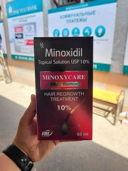 Soch o'stiruvchi super vosita Minoxycare Minoxidil 10%