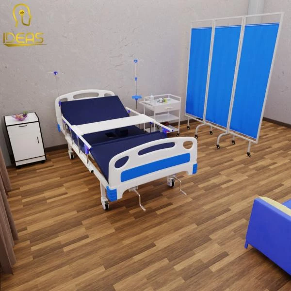 Medisinskaya Krovat dlya domashnego uxoda 2x funksionalniy s otverstiem dlya gorshka