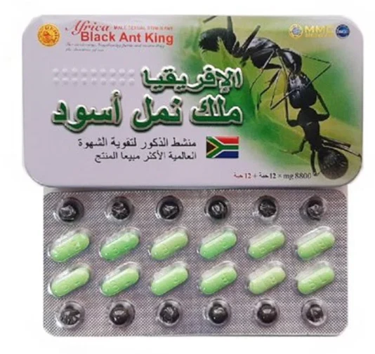 Виагра Возбуждающее природное средство Africa Black Ant King Африканский муравей 12 шт (Original)