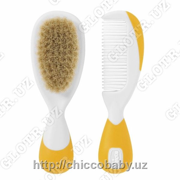 Набор: Расческа и щетка натуральная