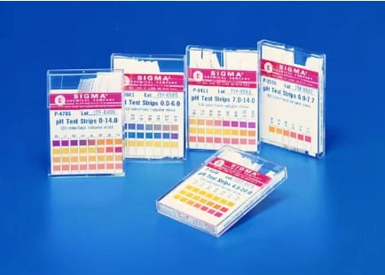 P4786-100EA Test-poloski pH, pH 0-14, razreshenie: 1,0 yed. pH, 100 dona