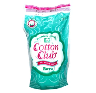 Вата отбеленная гигроскопическая  (нестерильная) "Cotton club" 25 гр