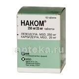 NAKOM 0,25+0,025 tabletkalari N100