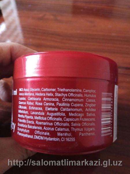 Konskaya maz razogrevayushaya bo'g'inlar uchun