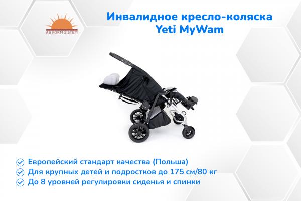 Инвалидная коляска для детей с ДЦП и подростков Yeti MyWam ( ПОЛЬША)