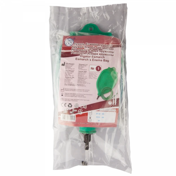 Кружка Эсмарха резиновая