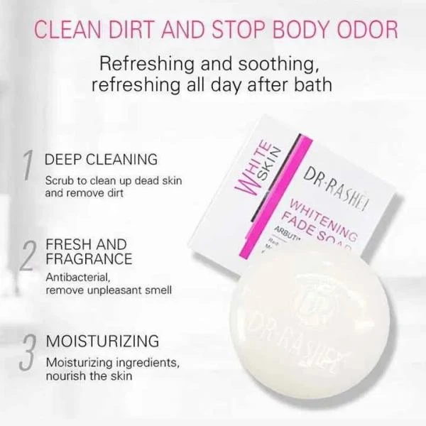 Отбеливающее Мыло Dr. Rashel White Skin Fade Soap c Арбутином и Ниацином