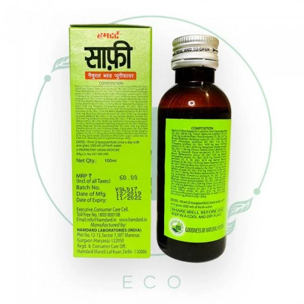 Сироп Safi против кожных заболеваний и для очистки крови (100 мг)