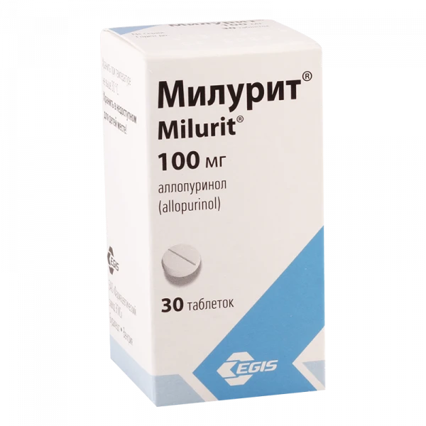 MILURIT tabletkalari 100mg N30
