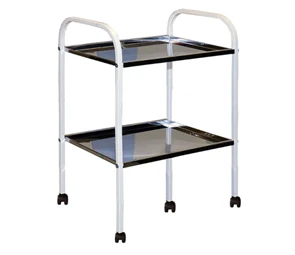 930 * 600 * 470 mm ikkita javonli asboblar aravachasi