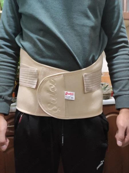 Ortopedik korset belbog'i churra bilan orqa uchun