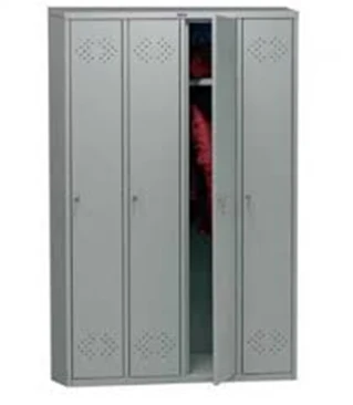 Шкаф четырехсекционный для униформы металлический  ITM-156