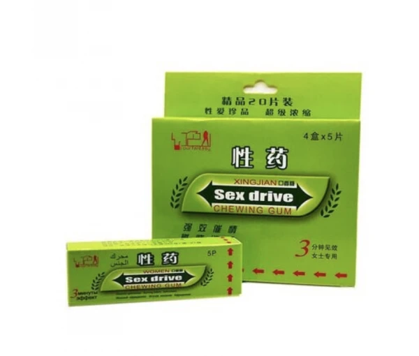 Jvachka dlya jenshin "Sex drive gum chewing" / 5 plastin