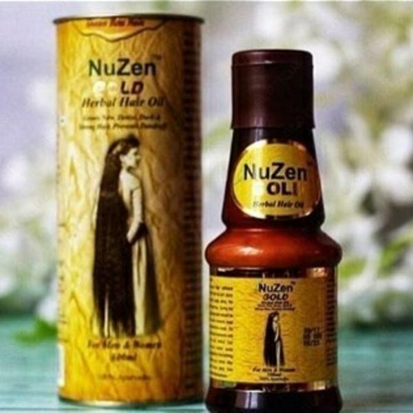 Lechebnoe travyanoe maslo dlya rosta volos Nuzen gold oil