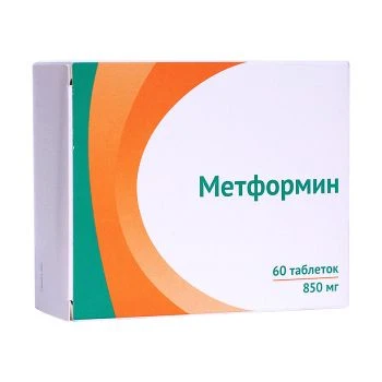 METFORMIN 0,85 tabletkalari N60