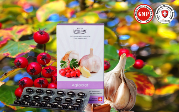 Agliokrat s maslom chesnoka i boyarishnika Vivasan, Shveysariya