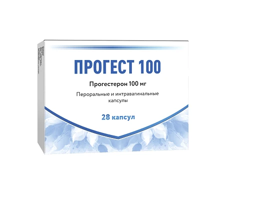 Progest kapsulalari 100mg N28