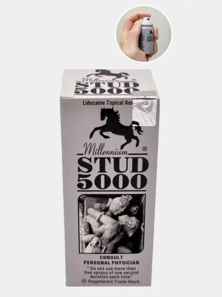 Stud 5000 spreyi orgazm va bo'shashishni kechiktirishga yordam beradi