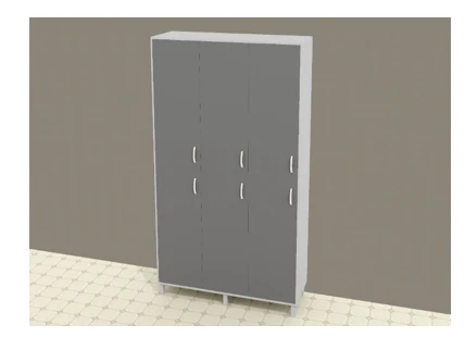 Шкаф лабораторный 1500*500*2100 мм