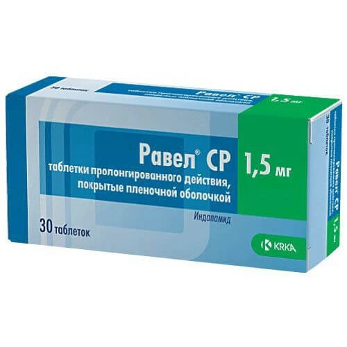 РАВЕЛ СР таблетки 1,5мг N30