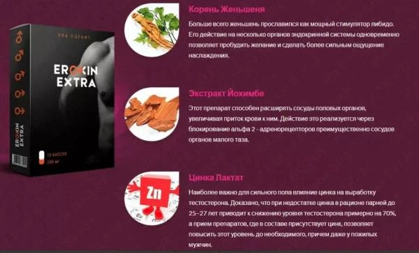 Капсулы Eroxin Extra