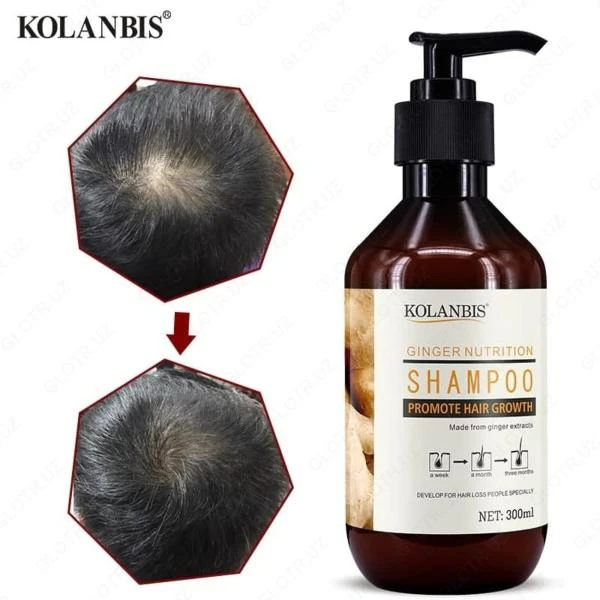 Укрепляющий имбирный шампунь, 300мл - Rapm