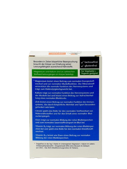 DOPPELGERS AKTIV MAGNIY+KALIY 400 tabletkalari N30