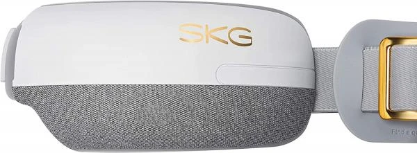 Massajer dlya glaz SKG E3-EN dlya rasslableniya, golovnoy boli i suxosti glaz, Beliy