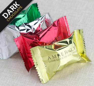 Ассорти из темных шоколадных трюфелей, без сахара