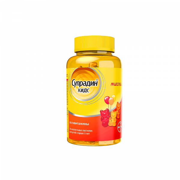 Супрадин® кидс мишки 30 жевательных пастилок