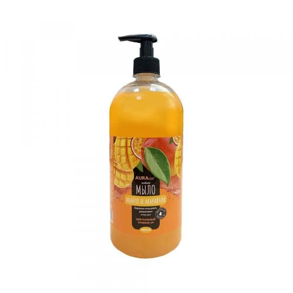 AURA CLEAN Jidkoe krem - milo Mango i Marakuyya 1000 ml