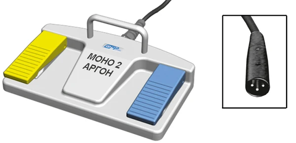 YeA141M-EB6 Apparat elektroxirurgicheskiy visokochastotniy s argonusilennoy koagulyasiey EXVCHa-140-02-"FOTEK". Nabor dlya fibrobronxoskopii (Ar+MONO)