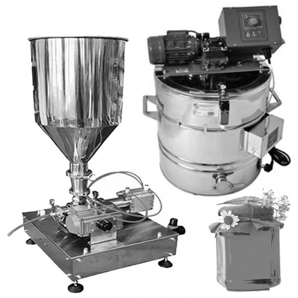 Byudjetnaya liniya dlya fasovki meda v gotovuyu taru