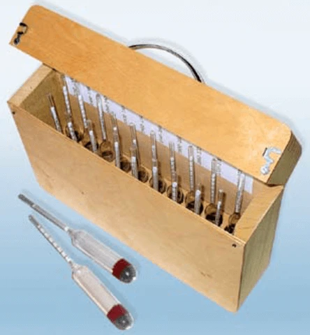 Nabor areometrov AON-1 700-1840 GOST 18481-81 (noviy)