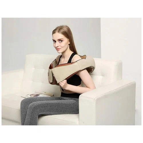 Роликовый массажер NECK для шеи, спины и плеч с инфракрасным прогревом