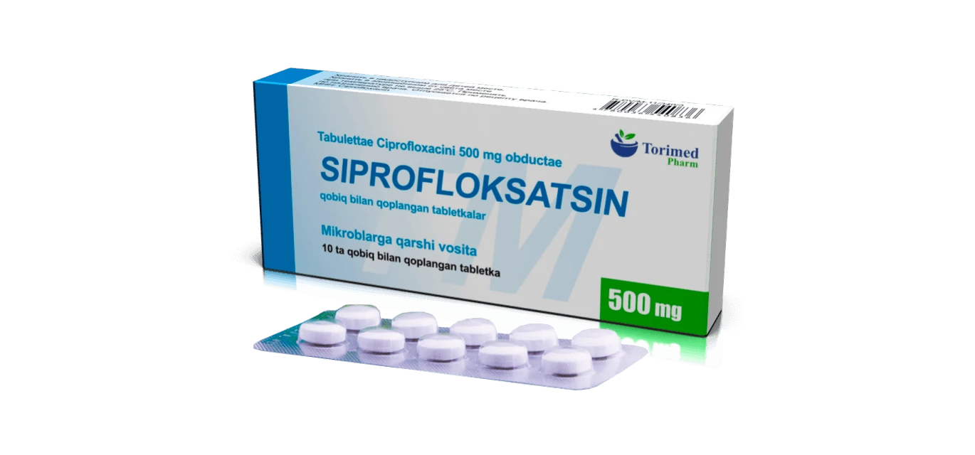 ЦИПРОФЛАКСАЦИН таблетки 500мг