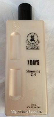 Dr James 7 Days Slimming. Gel dlya poxudeniya