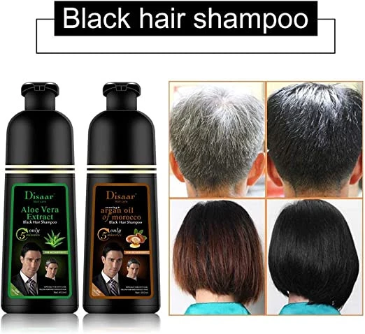 Shampun-kraska oq sochlar uchun Argan Oil ekstraktli Disaar