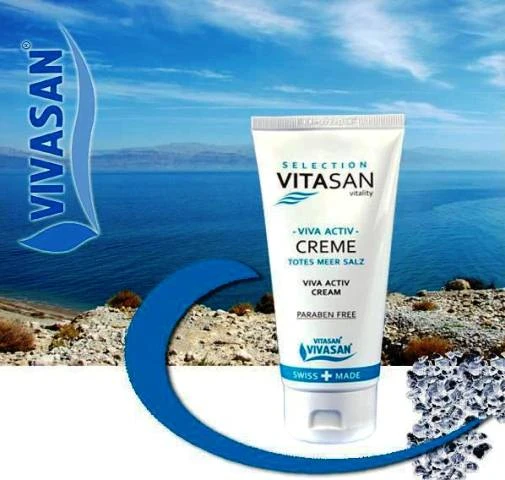 Крем Вива Актив из соли Мертвого моря Vivasan, Швейцария