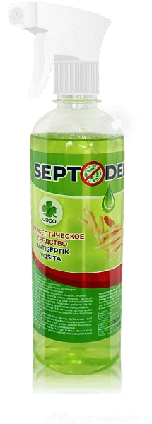 Antiseptik s pulverizatorom SEPTODERM 500ml