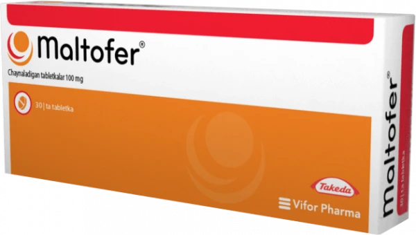 МАЛЬТОФЕР таблетки 100мг N30