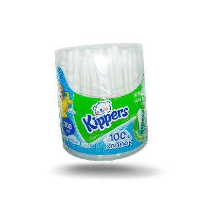 Ватные палочки гигиенические Kippers 100% 100шт п/э