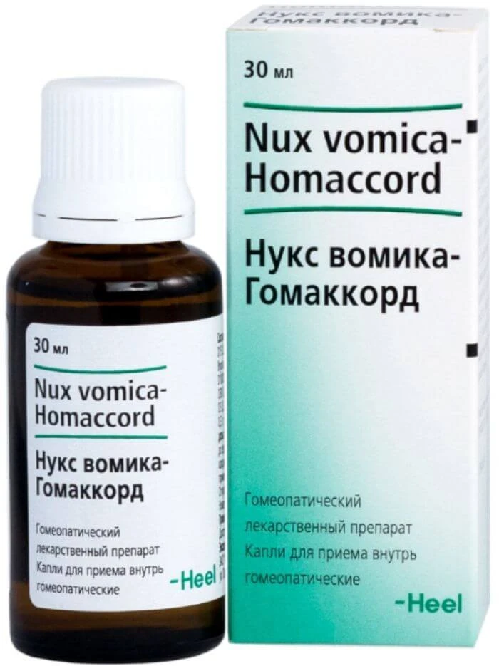 НУКС ВОМИКА ГОМАККОРД капли 30мл