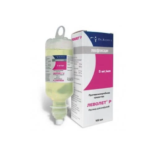ЛЕВОЛЕТ раствор для инфузий 100мл 500мг/100мл