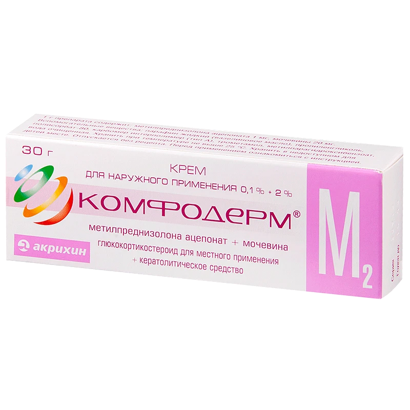 KOMFODERM krem 10 g 0,1%+2%