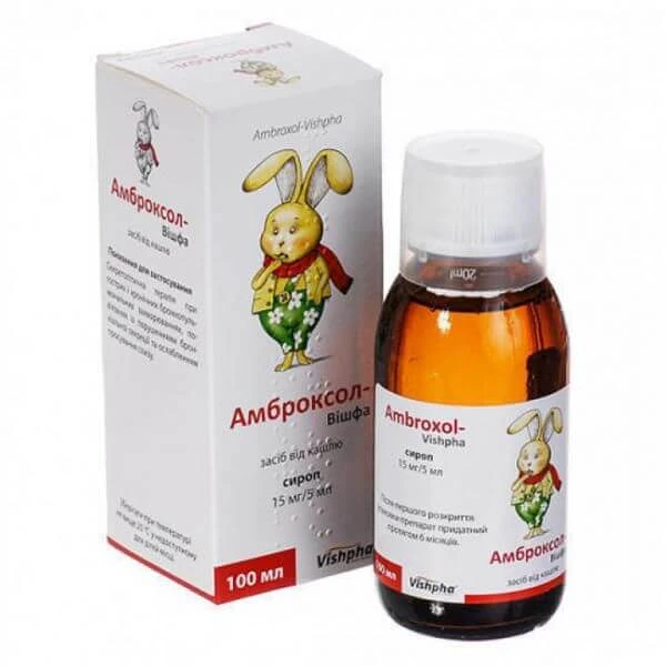 AMBROKSOL VISHFA sirop 100ml 15mg/5ml