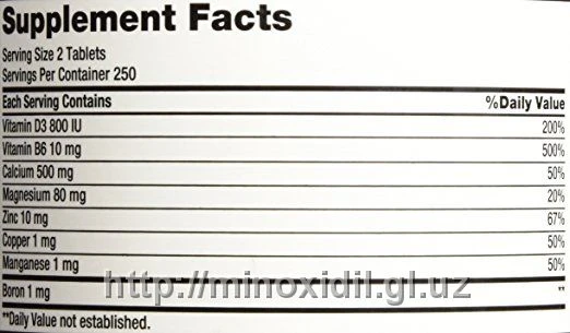 Kalsiy+ Magniy+ Sink+ Vitamin D3
